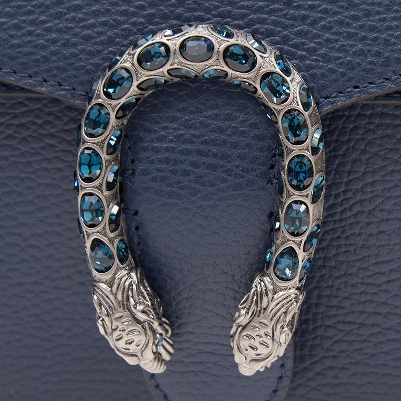 Gucci Dionysus Small Shoulder Bag In Blue