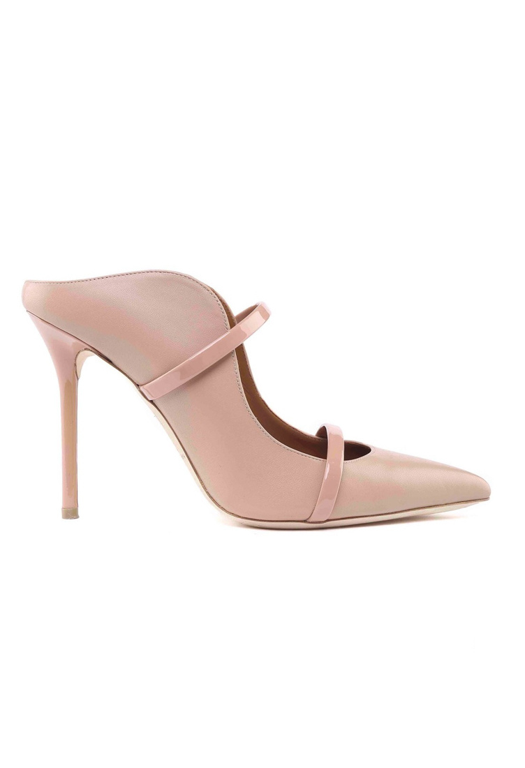 Shop Malone Souliers Slip-on Pumps In Nude