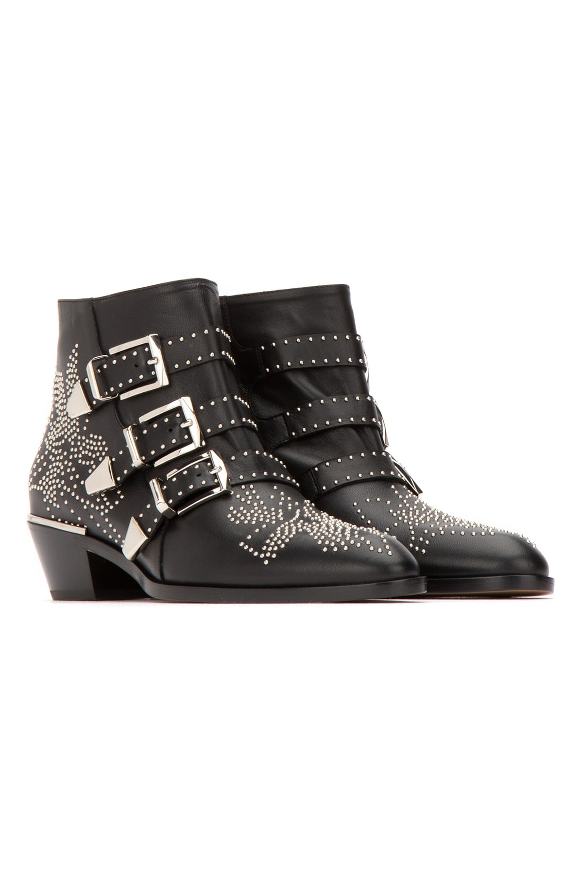CHLOÉ SUSANNA 30MM STUDDED ANKLE BOOTS
