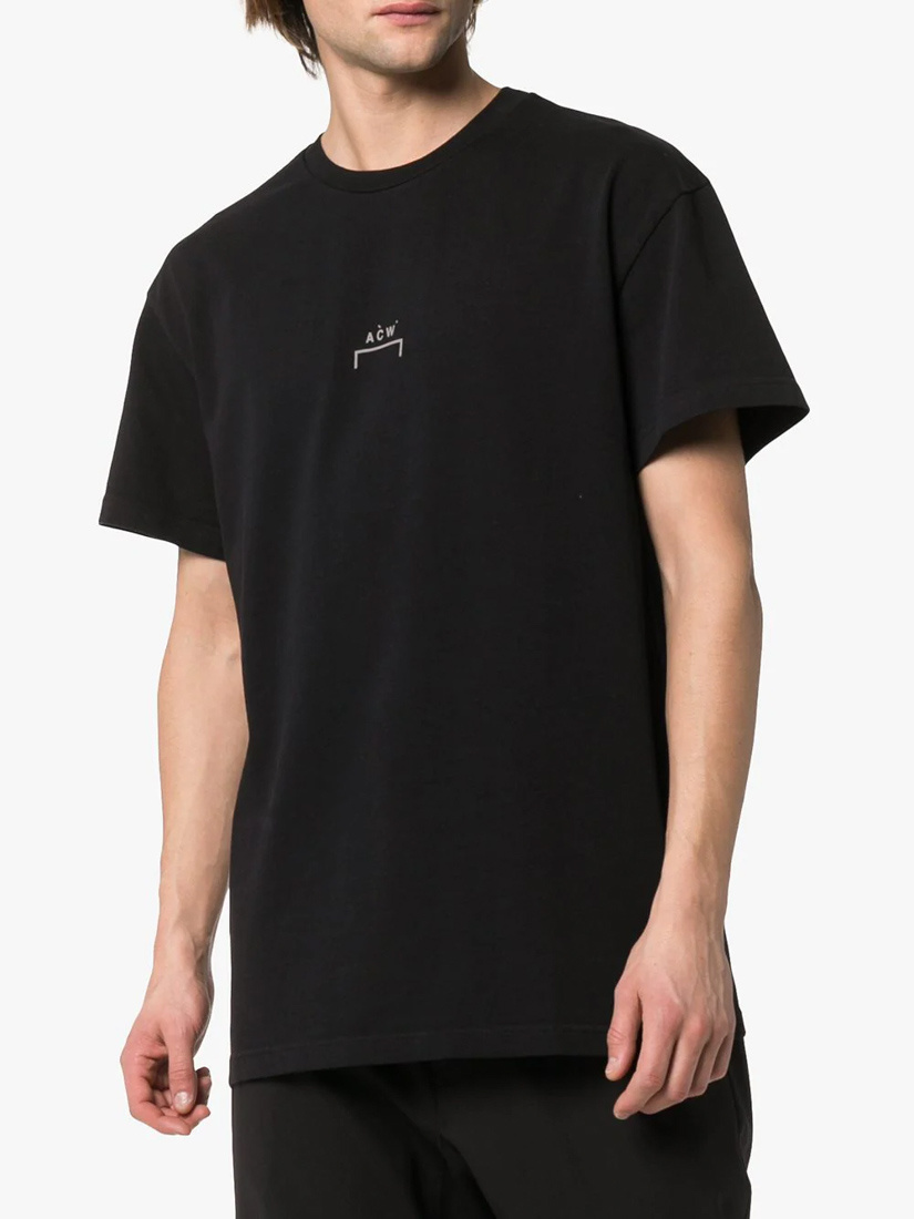 A-cold-wall* Logo Printed T-shirt In Black