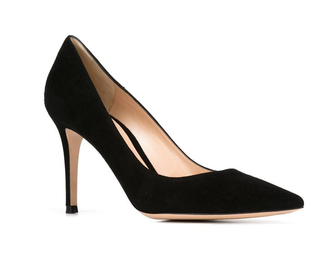 GIANVITO ROSSI PATENT 90MM HEELED PUMPS