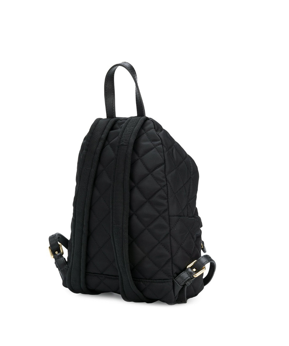 Moschino Medium Logo Backpack In Black