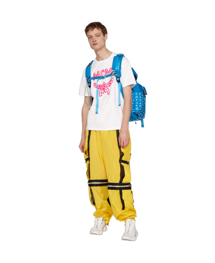 Mcm Classic Logo T-shirt In White