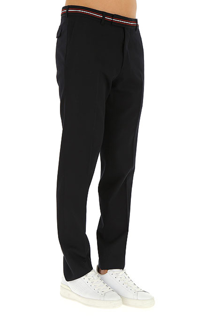 Dior Straight Casual Pants In Black