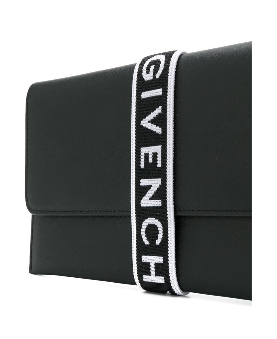 Givenchy 4g Flap Pouch With Wristlet In Black