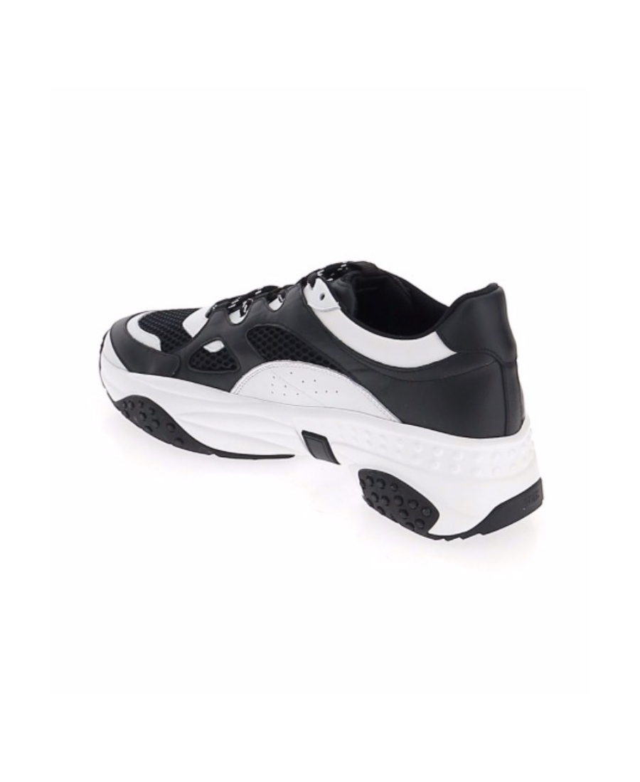Tod's Colour Block Sneakers In Black