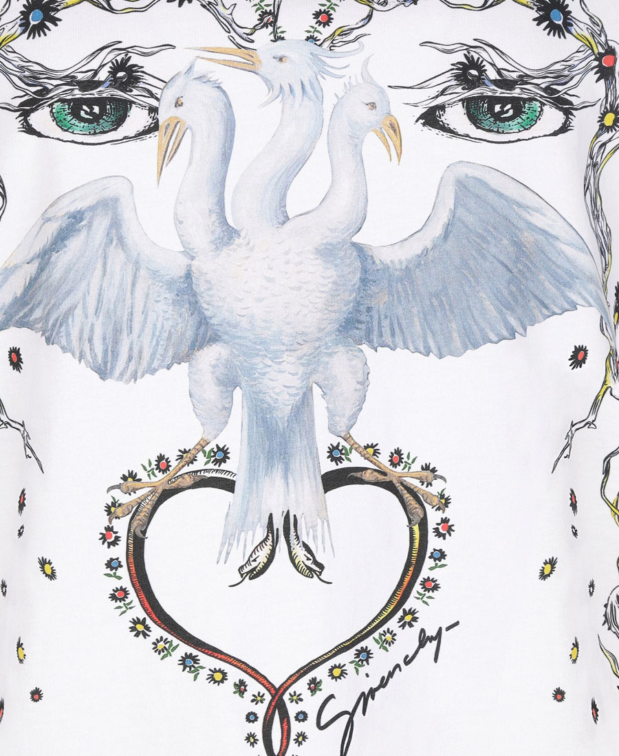 Givenchy Graphic Logo T-shirt In White