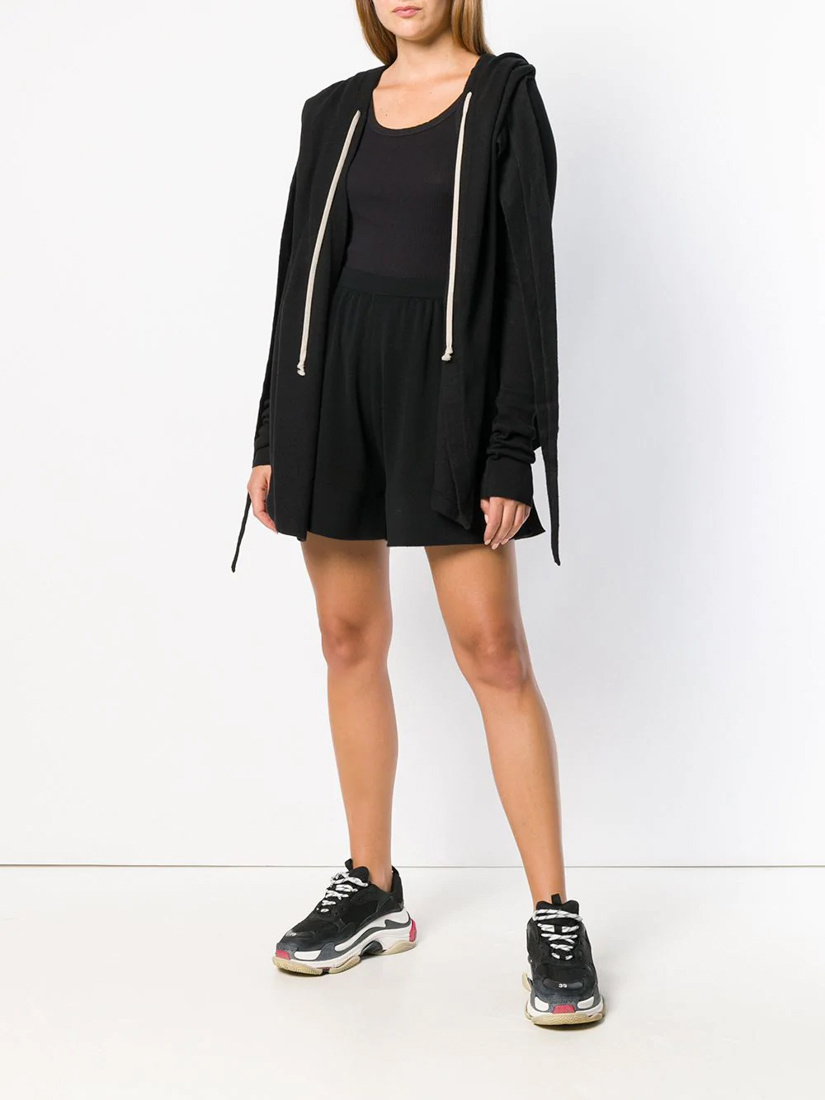 Rick Owens High-waisted Shorts In Black