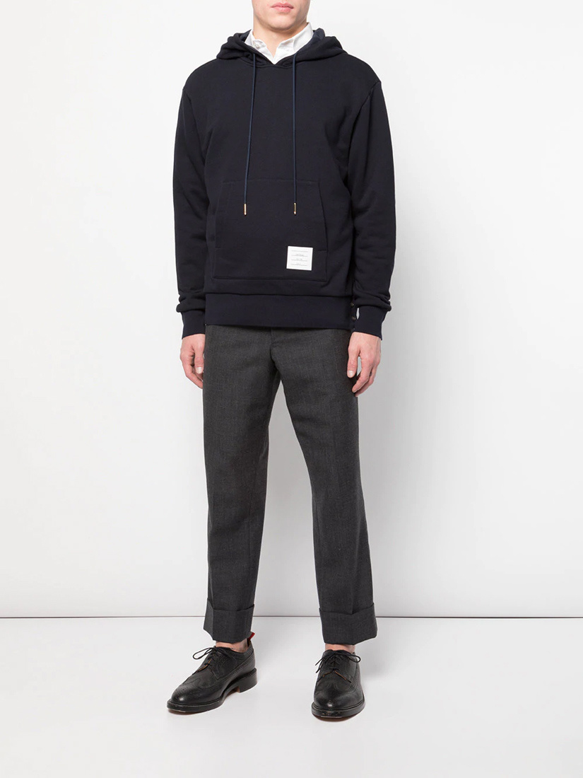 Thom Browne Men's Sweatshirt With Embroidery In Black