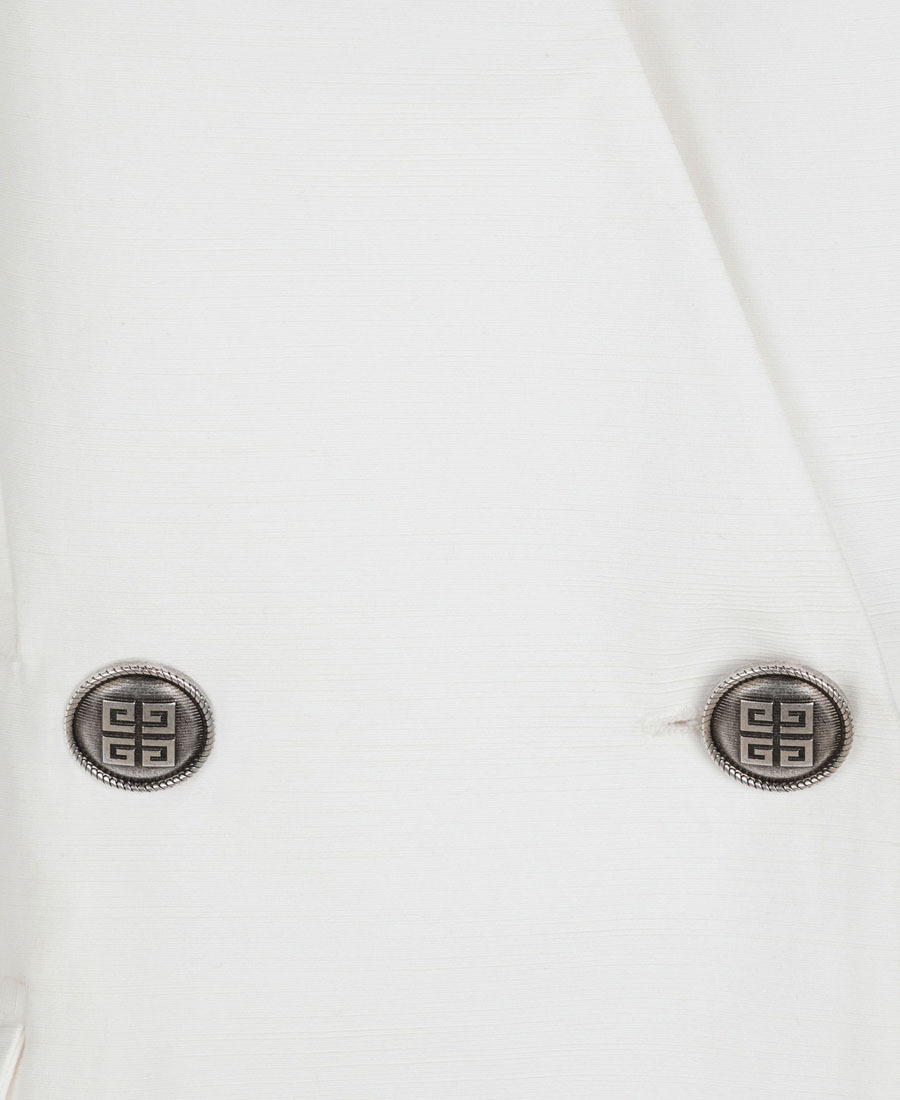 Givenchy Sleeveless Blazer Jacket In White