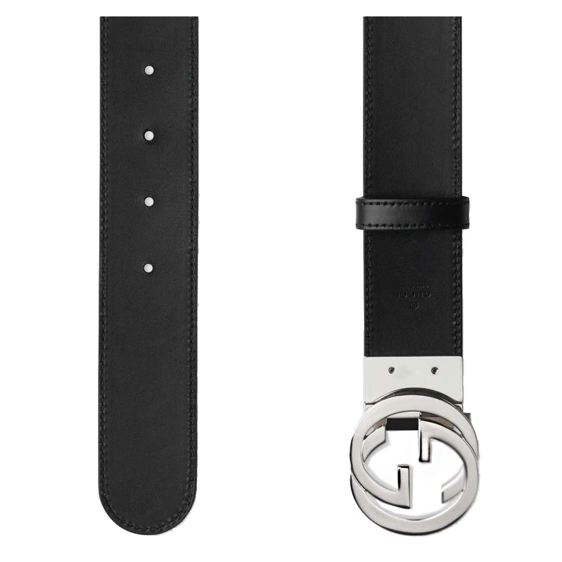Gucci Men Gg Interlocking Reversible Belt In Nude
