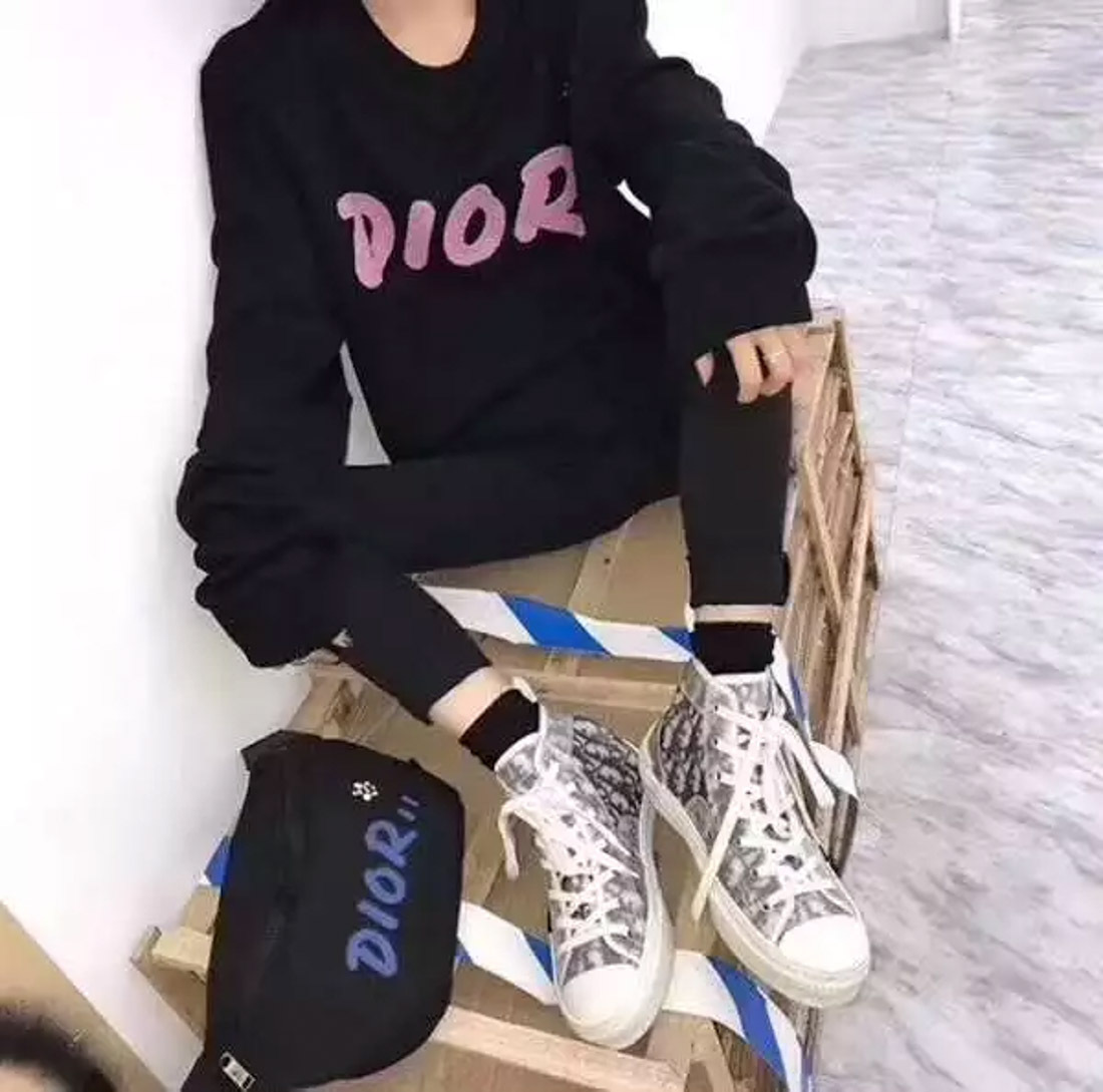 Dior Homme B23 High-top Sneakers In White