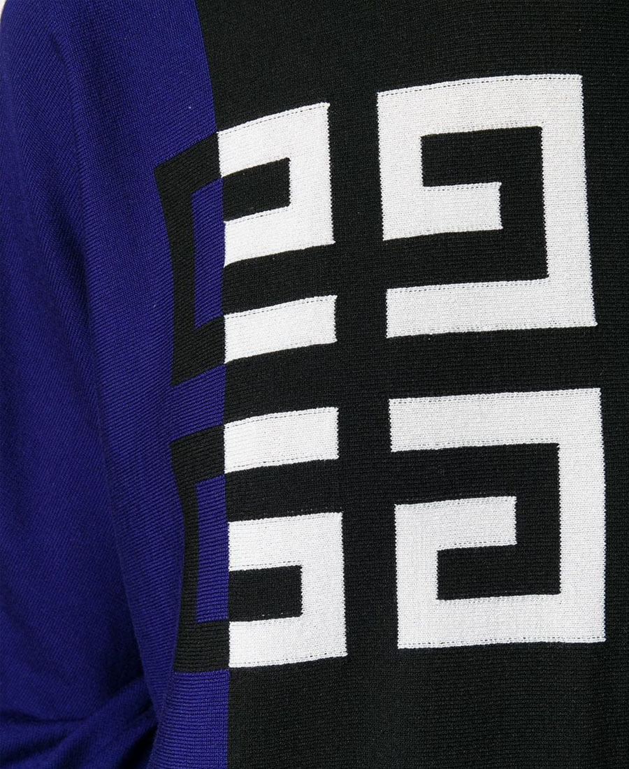 Givenchy Wool Blended Logo Pullover In White