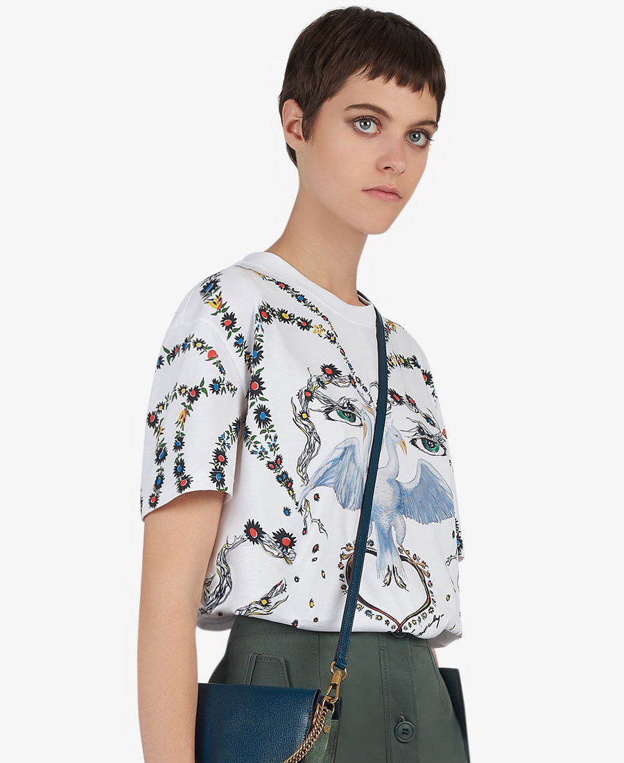 Givenchy Graphic Logo T-shirt In White