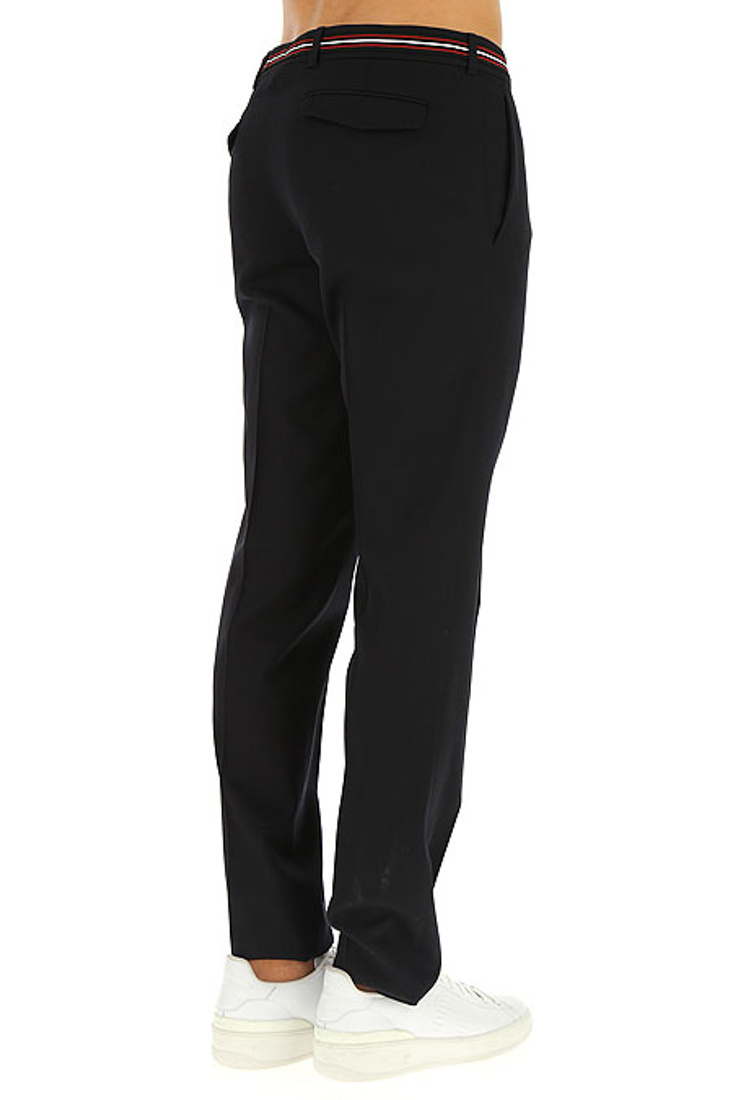Dior Straight Casual Pants In Black