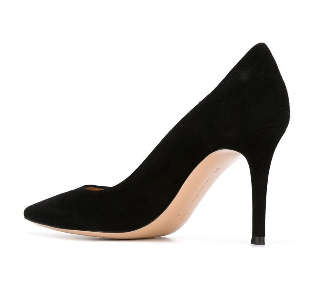 GIANVITO ROSSI PATENT 90MM HEELED PUMPS