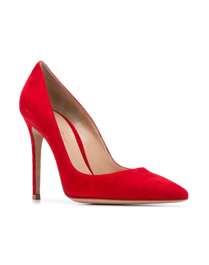 Shop Gianvito Rossi Cusp High-heeled Shoes In Red