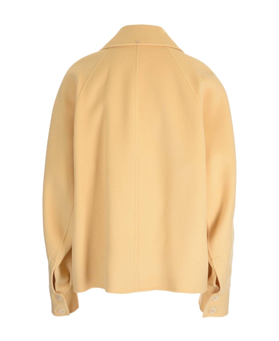 Sportmax Woman Coat Camel Size 8 Virgin Wool In Nude