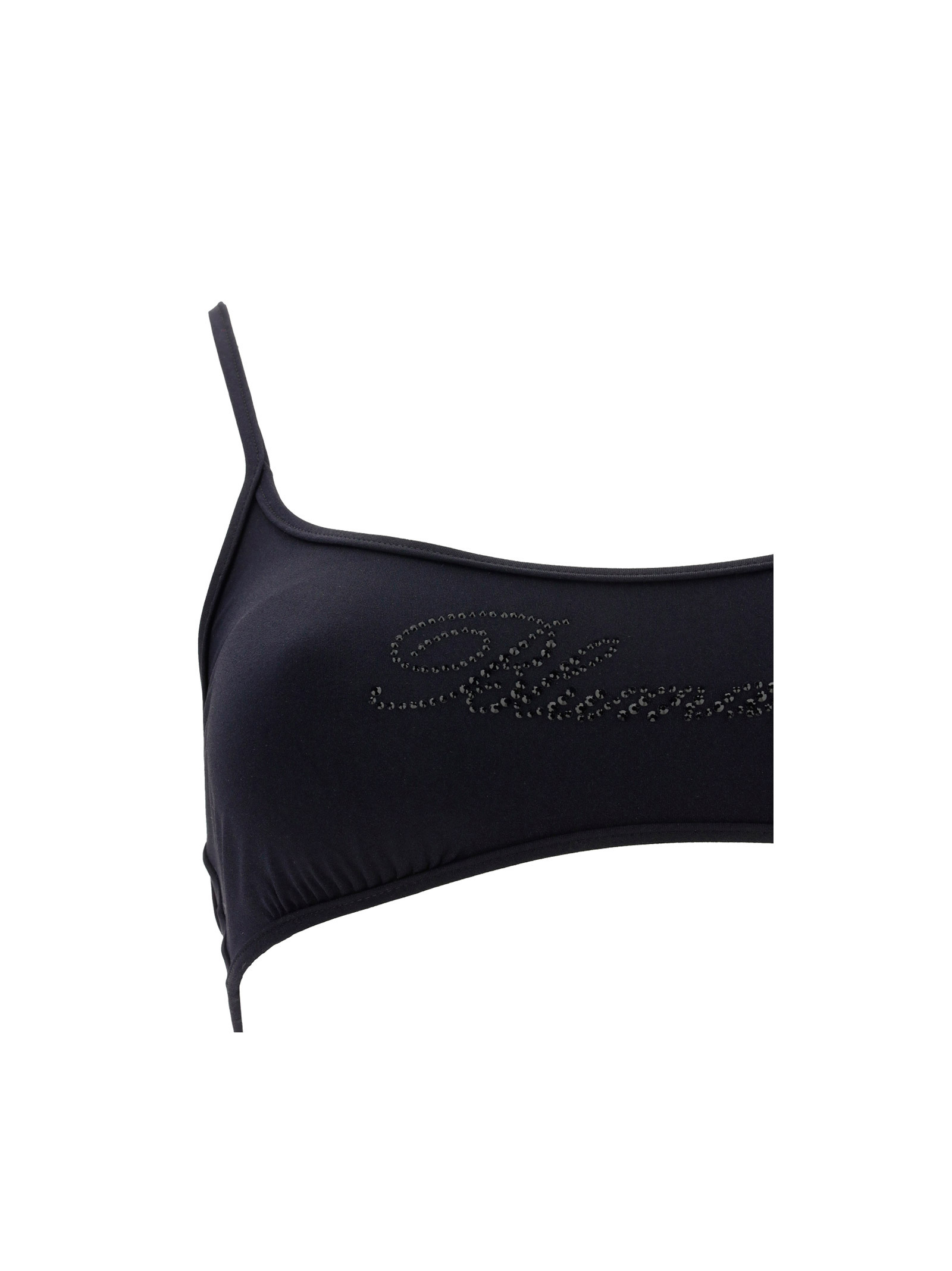 Shop Blumarine Logo-embellished Bikini In Black