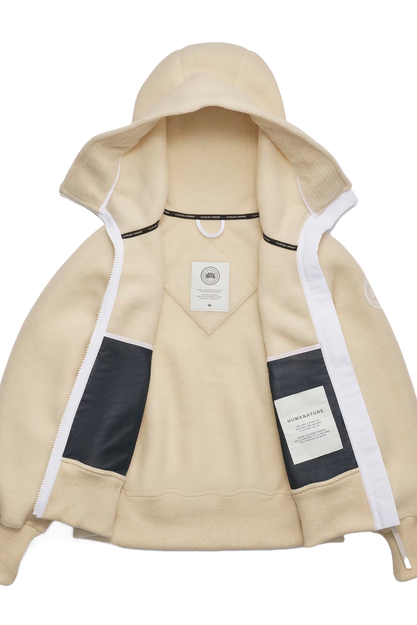 Canada Goose Chilliwack Bomber Kind Fleece Humanature In Linen