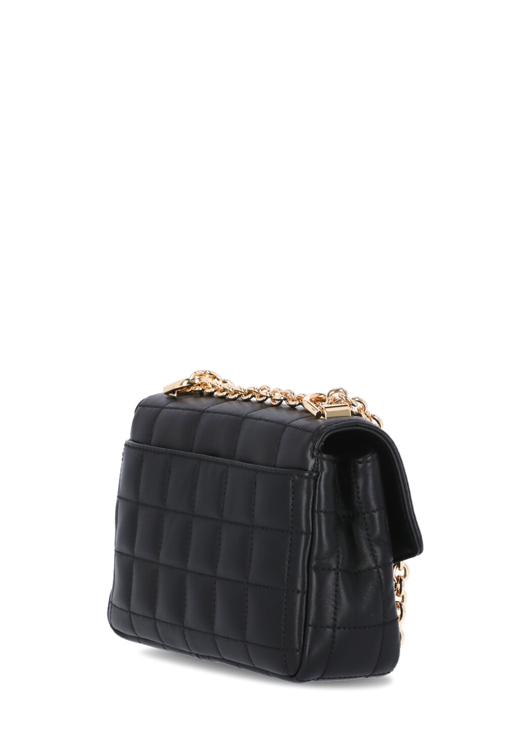 Michael Michael Kors Quilted Square Cross Body Bag In Black