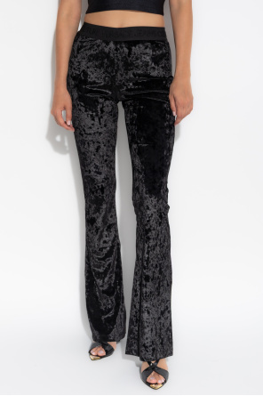 Versace Jeans Elastic Waist Casual Pants In Gray
