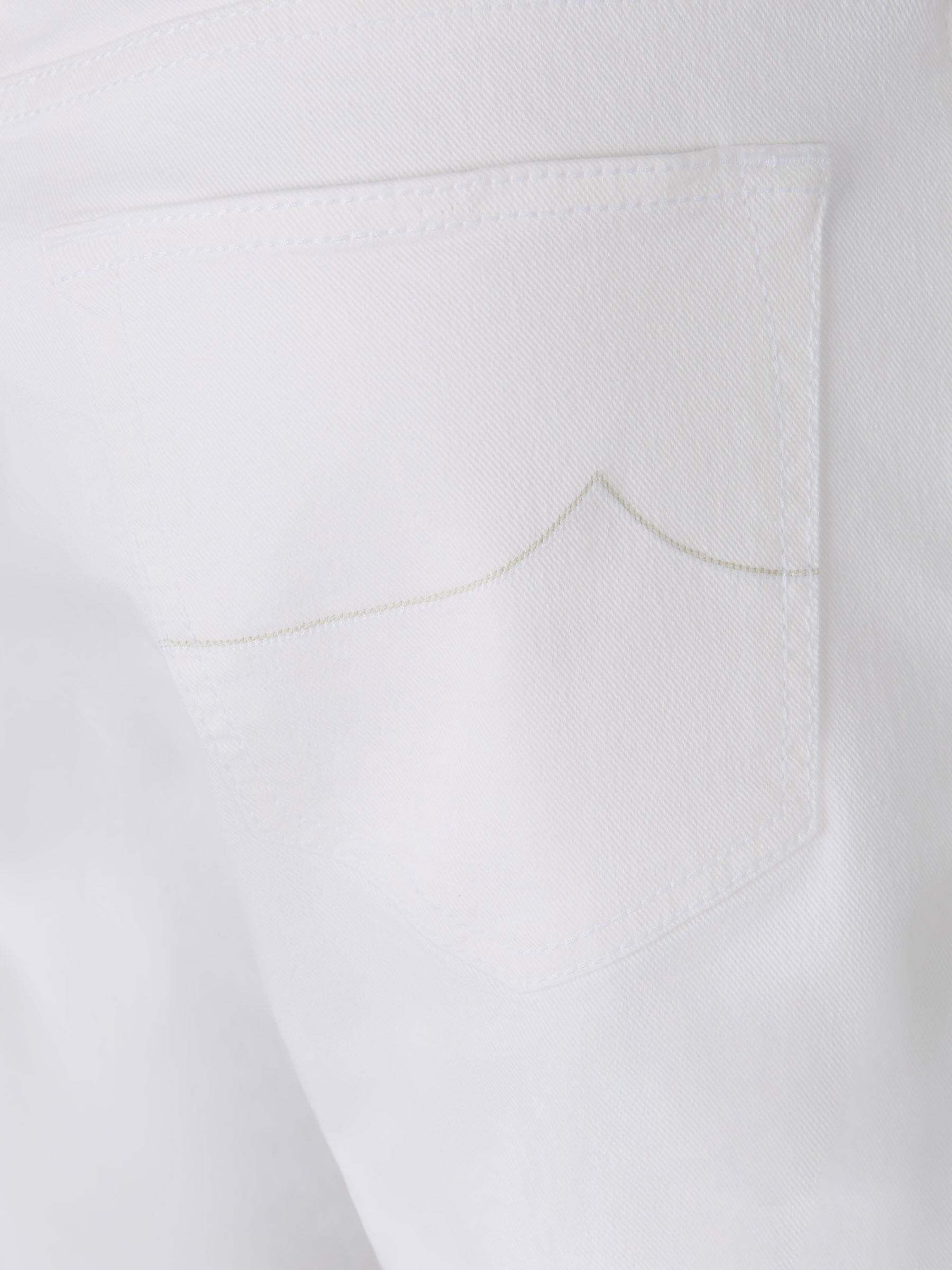 Shop Jacob Cohen Tapered Jeans In White
