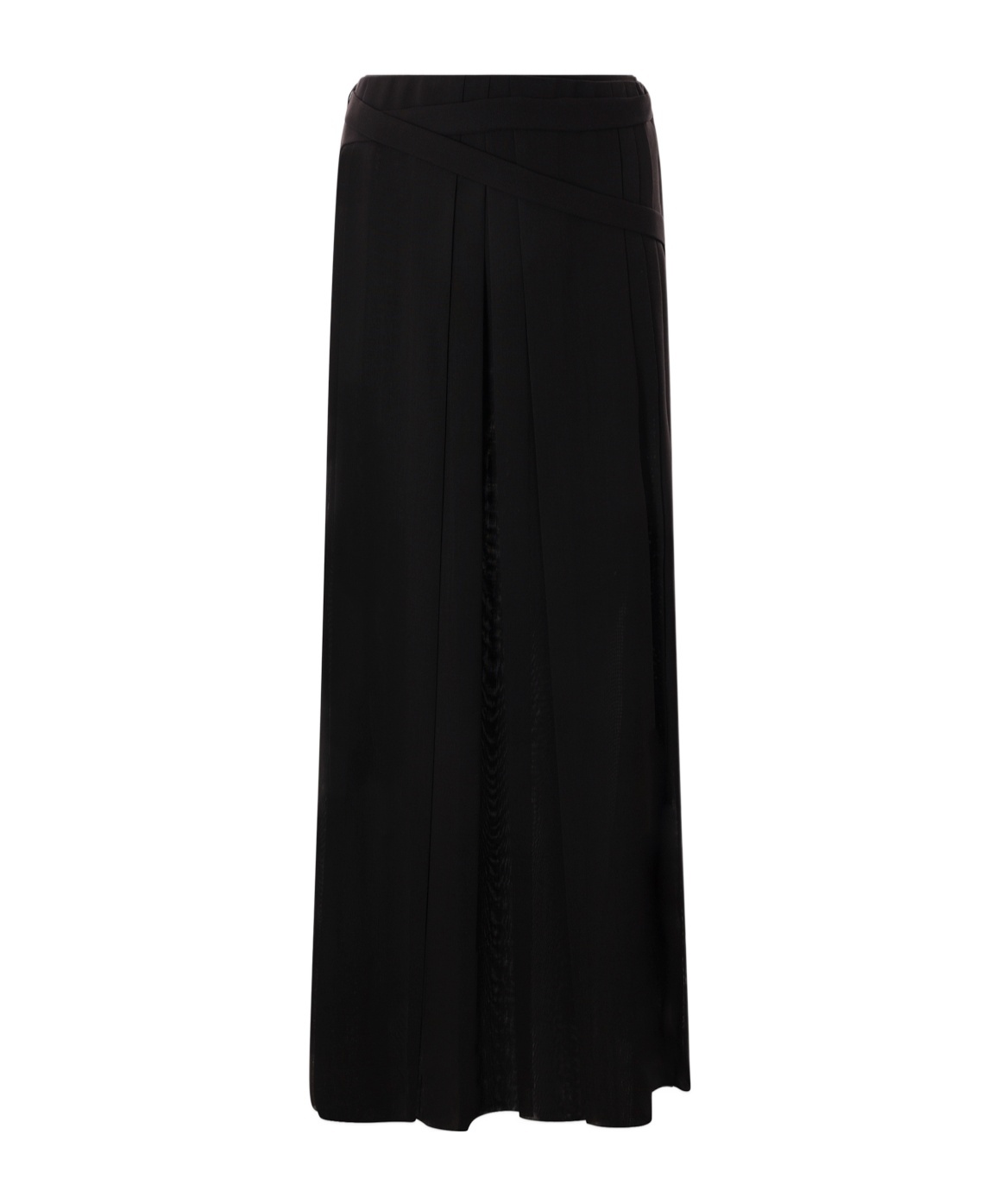Ann Demeulemeester Belted Maxi Skirt In Black
