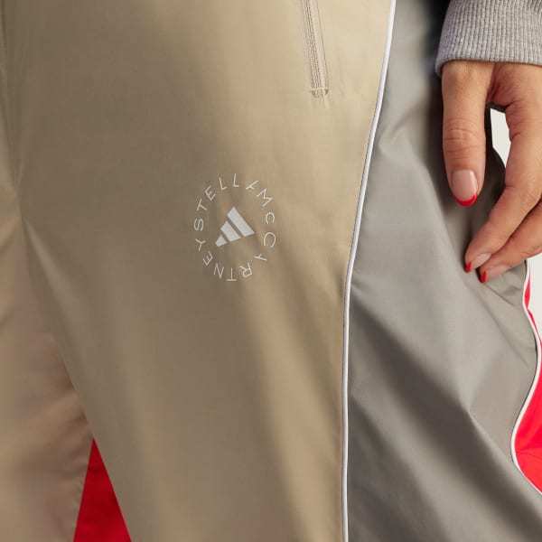 Adidas By Stella Mccartney Panelled Track Pants In Nude