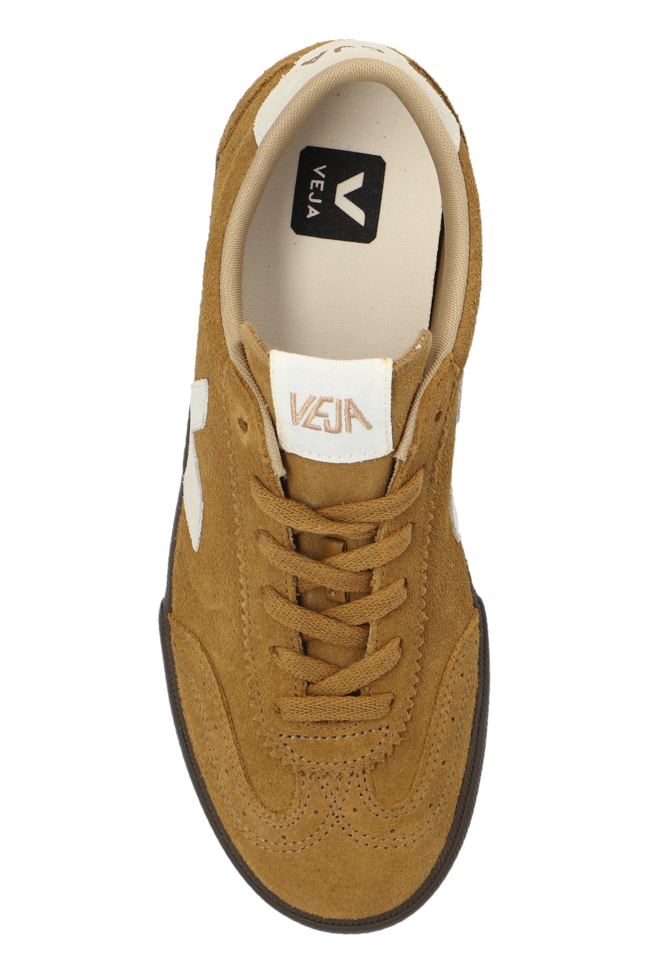 Veja Volley Low-top Court Sneakers In Brown