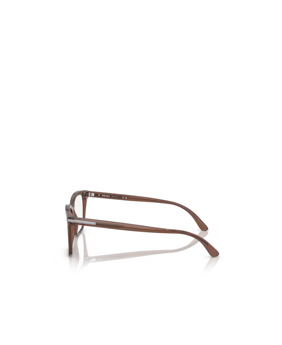 Prada Geometrically Framed Flat Mirror In Brown