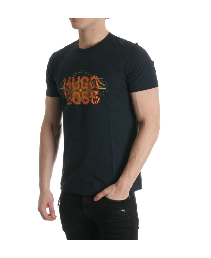 Hugo Boss Emblem Quality T-shirt In Black