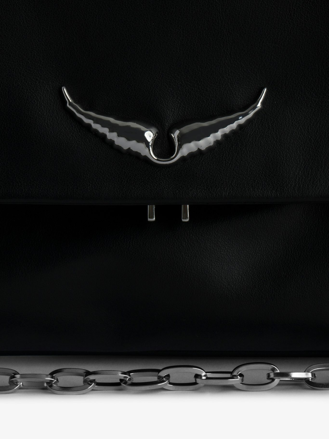 ZADIG & VOLTAIRE LARGE ROCK ETERNAL CLUTCH BAG