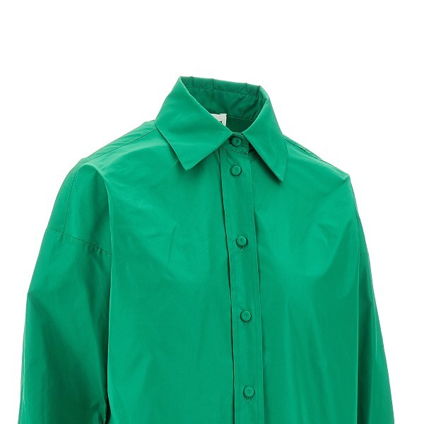 P.a.r.o.s.h Drop-shoulder Shirt In Green