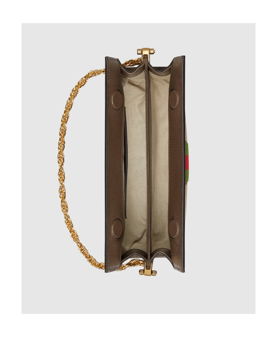 Gucci Small Ophidia Jumbo Gg Bag In Brown