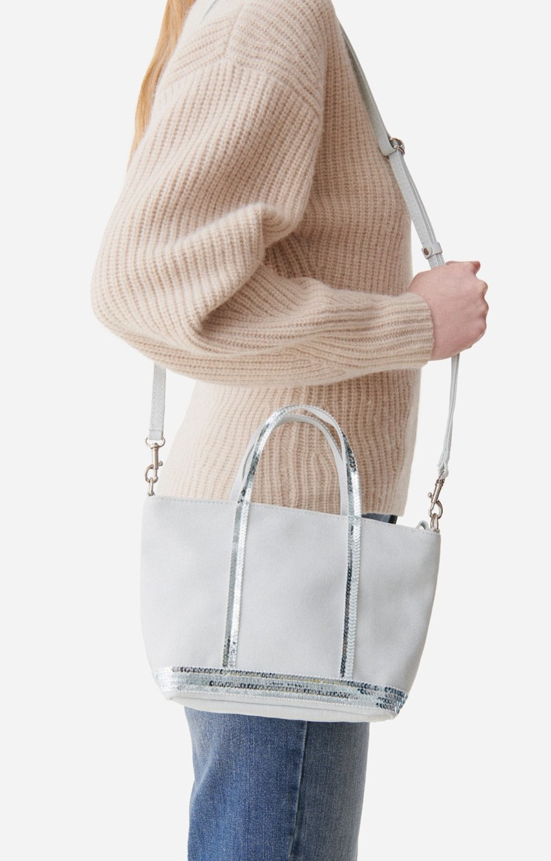Vanessa Bruno Xs Capas Shoulder Bag In White