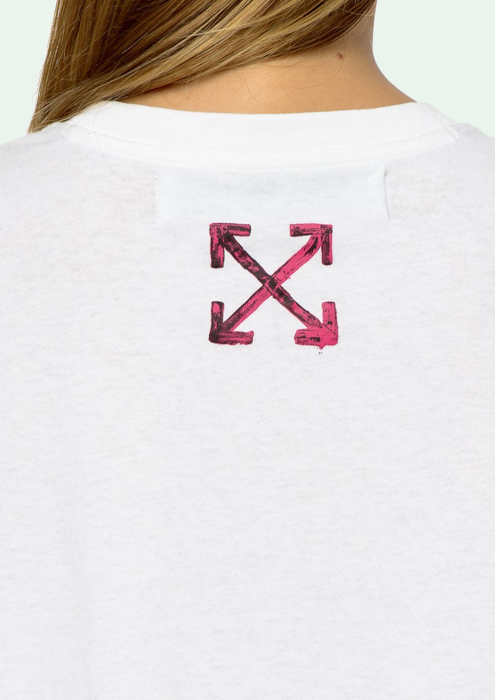 Off-white Arrow Printed T-shirt In White