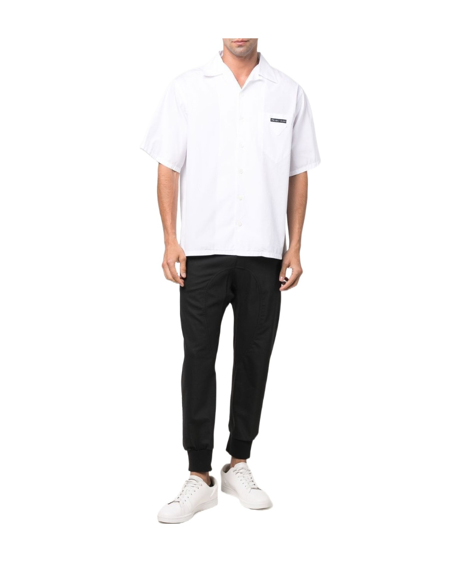 Neil Barrett Stripe-trim Dropped-crotch Track Pants In Black