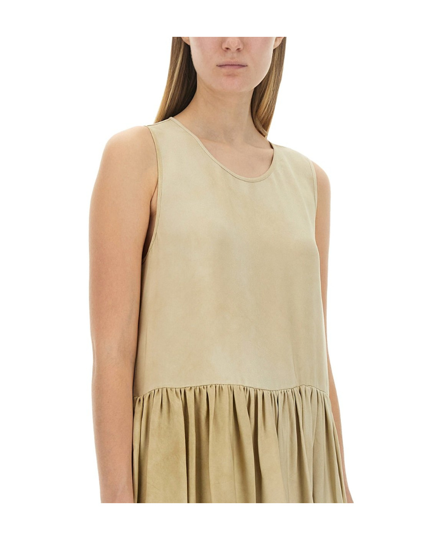 Uma Wang Ardal Sleeveless Maxi Dress In Nude