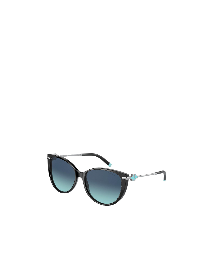 Tiffany & Co 57mm Gradient Cat Eye Sunglasses In Blue