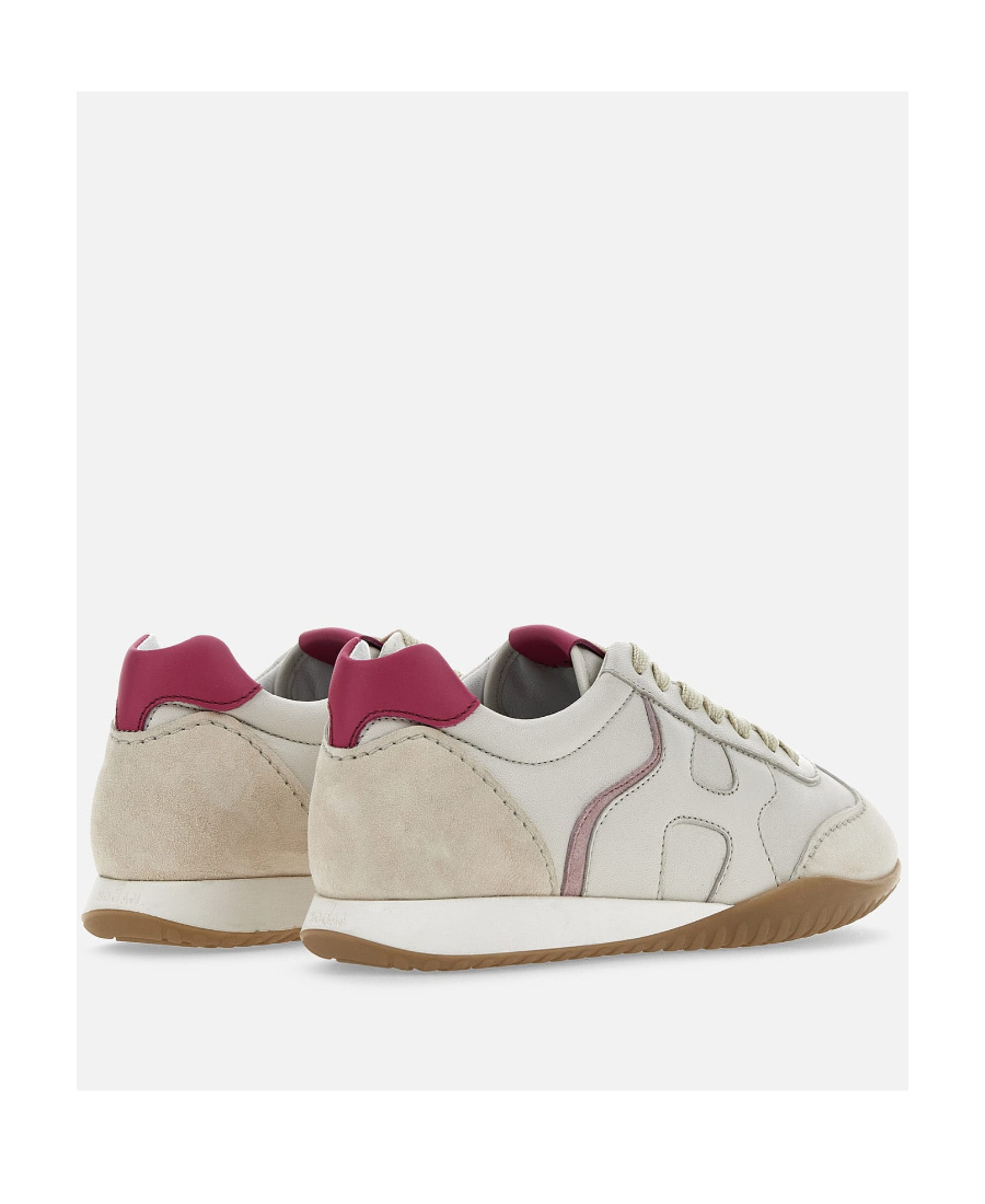 Hogan Side Logo-patch Low-top Sneakers In White