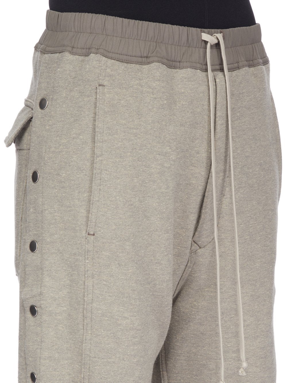 Rick Owens Drkshdw Drawstring Trousers In Gray