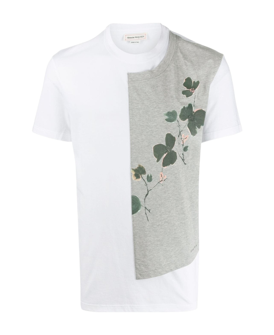 Alexander Mcqueen Item O-neck Short-sleeved T-shirt In White