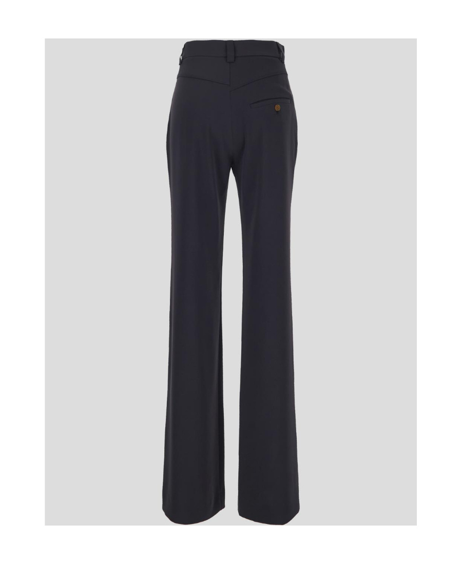 Vivienne Westwood Straight Leg Tailored Trousers In Black