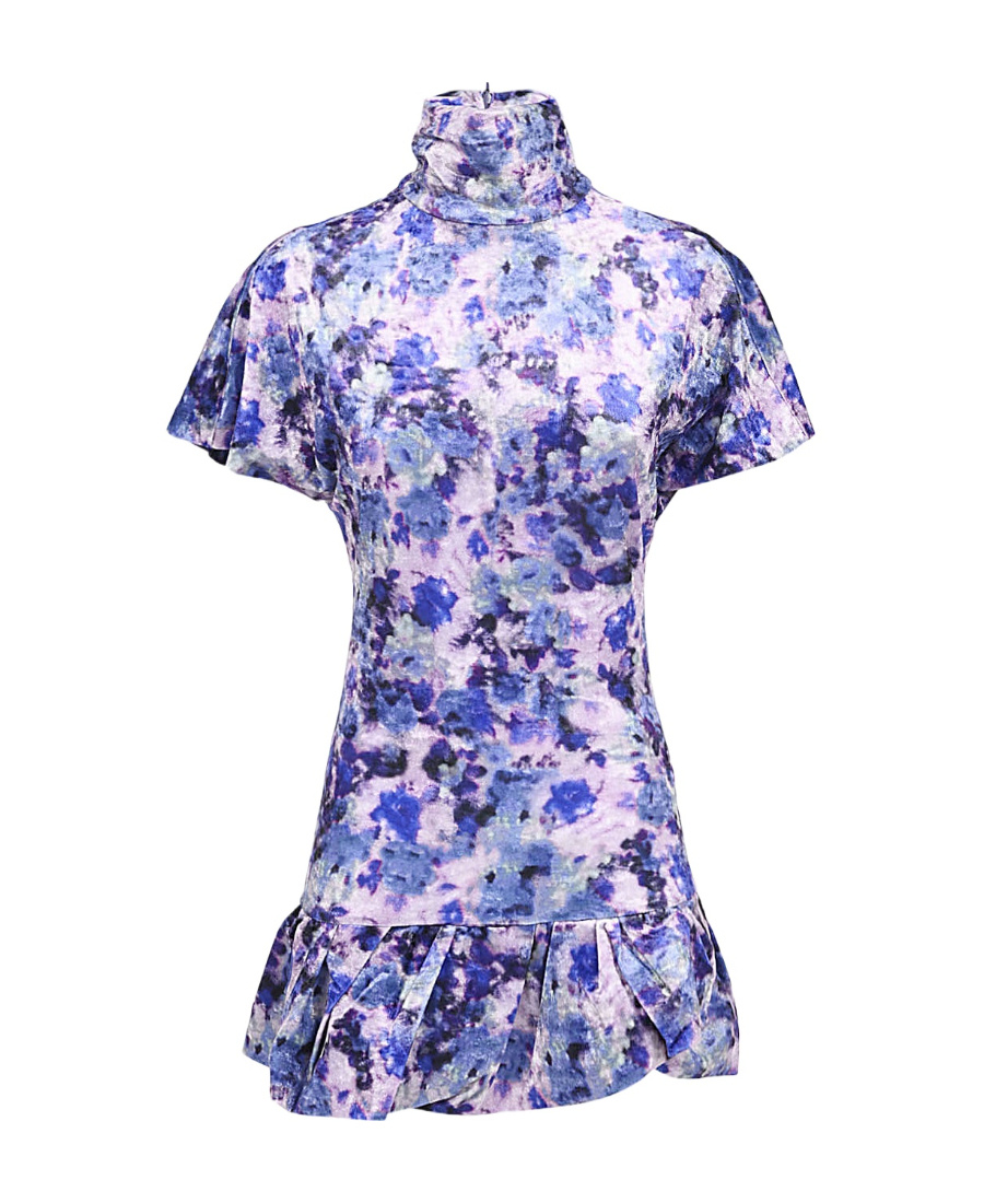 Shop Isabel Marant Flower Printed Blouse In Blue