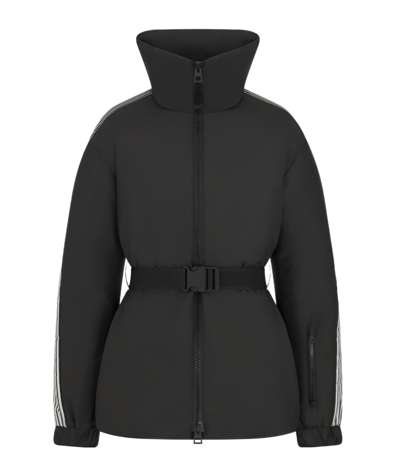 Dior Alps Belted Puffer Jacket In Blue