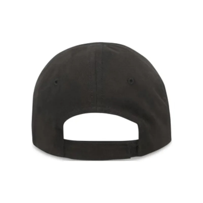 Balenciaga Logo Embroidered Adjustable Baseball Cap In Black