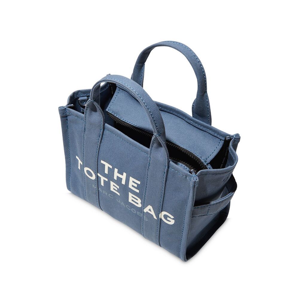 MARC JACOBS MARC JACOBS LOGO PRINTED ZIPPED SMALL TOTE BAG