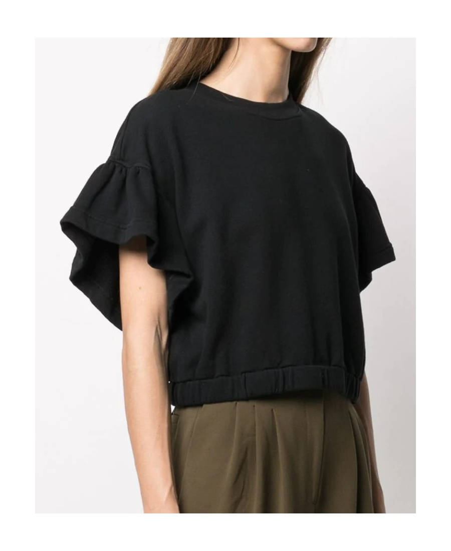 Alice And Olivia Joline Cropped Sweatshirt Top