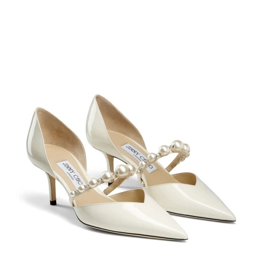 Jimmy Choo Aurelie Pumps In White